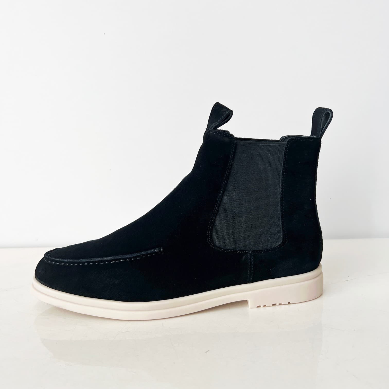 Men's Chelsea Boots Autumn Winter New Arrival Genuine Leather Ankle Boots Large Size High-Top Loafers Casual Shoes