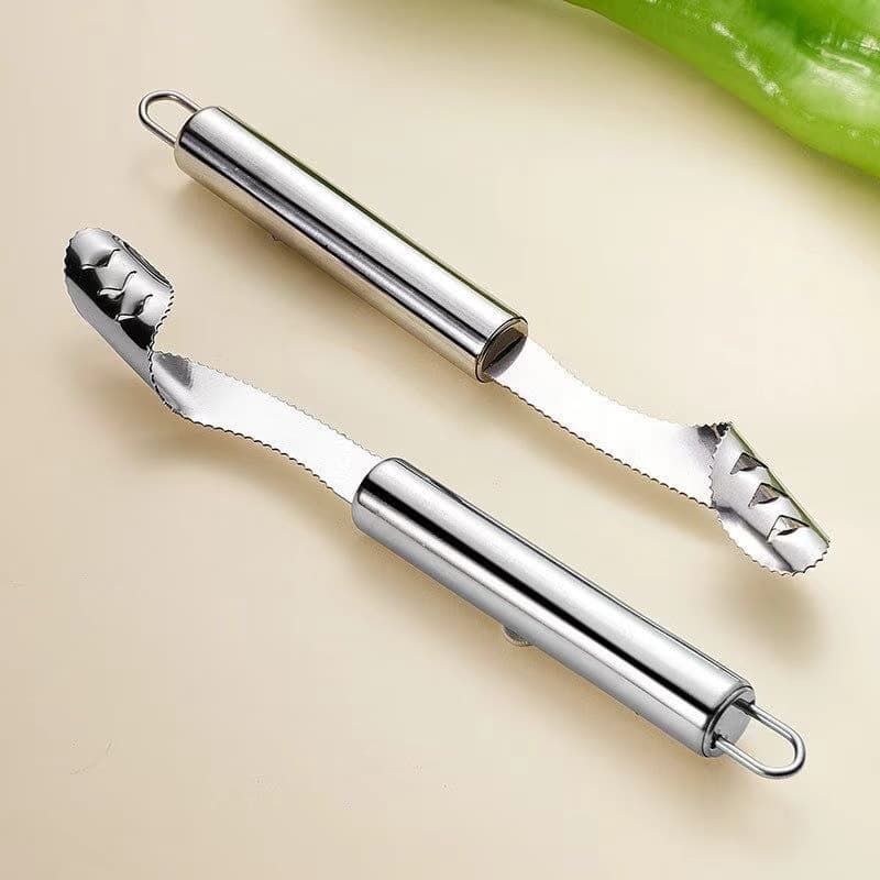 Stainless Steel Coring Tool for Removing Chili Seeds, Household Core Remover, Green Pepper Seed Remover, Bitter Melon Corer