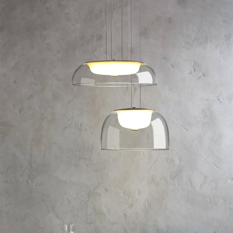 LED Pendant Light Designer Postmodern Light Luxury Living Room Creative Nordic Glass Bedside Dining Room Single-Head Pendant Lamp Decorative Light