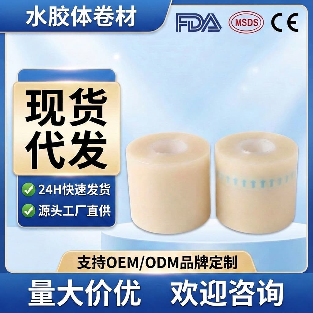 Amazon Same Hydrocolloid Dressing Artificial Skin Hydrocolloid Roll Wound Care Dressing Strong Absorbency Dressing