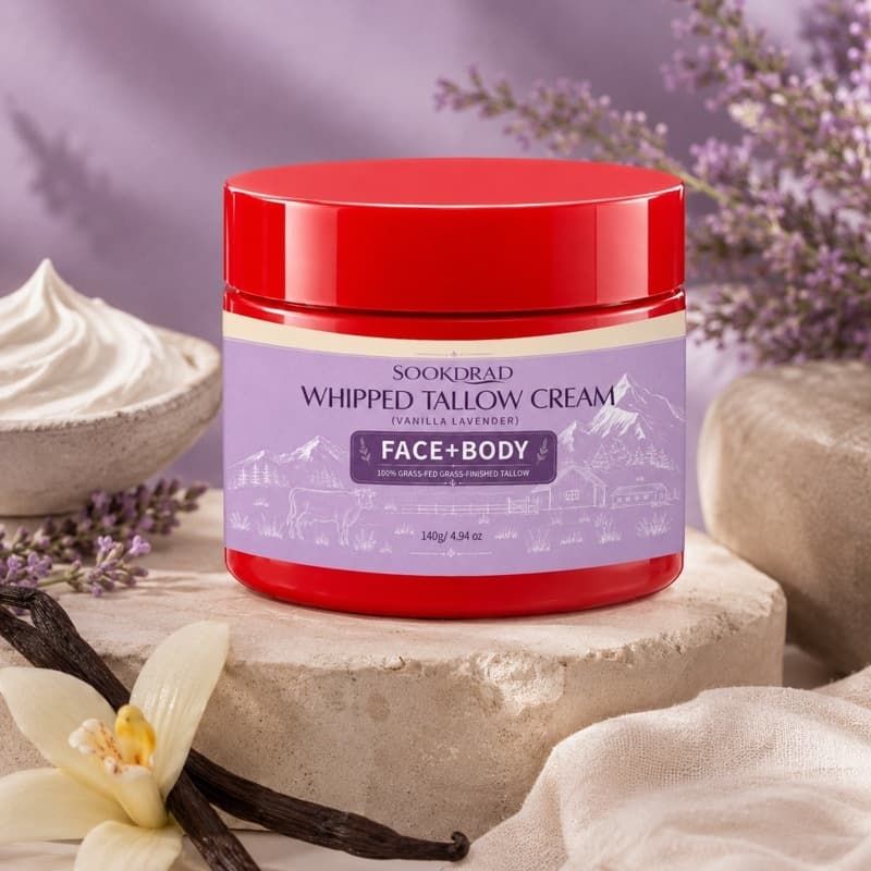 Cross-border Vanilla Lavender Whipped Butter Body Cream Facial General Care Cream TEMU Amazon Foreign Trade