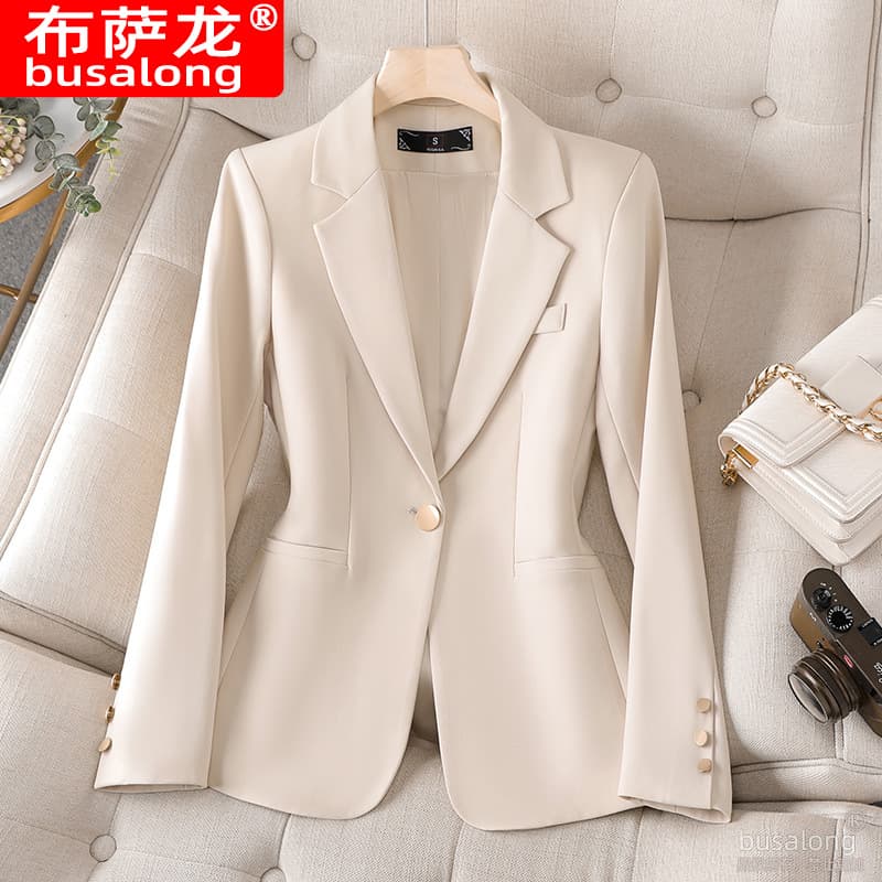 New Busalong Women's Long-Sleeve Blazer Formal Work Jacket 8821