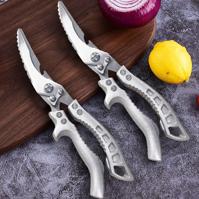SK5 Poultry Shears, Popular Heavy-Duty Scissors for Kitchen, Chicken Duck Goose Fish Cutting, Thickened Stainless Steel Multi-Function Food Scissors