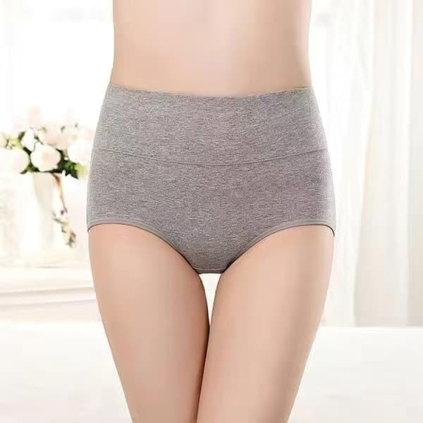Women's triangle shorts wholesale tummy control and antibacterial solid color breathable body shaping butt lift hot style high waist pure cotton underwear for women