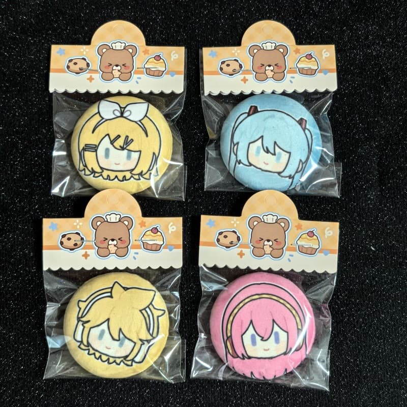Q-Version Hatsune Miku Plush Badge Cute Cartoon Miku Anime Merchandise 2D Japanese Goods