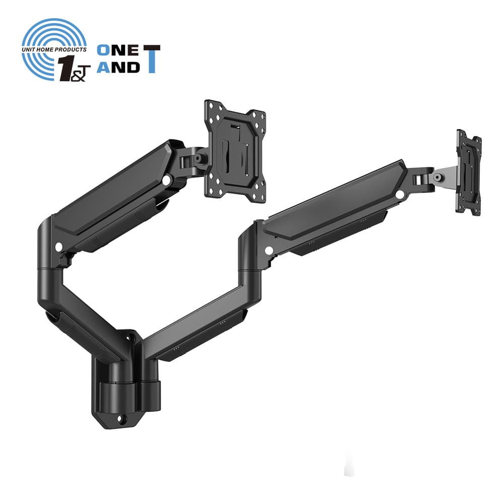Kehao Dual-Screen Monitor Stand Multifunctional Gas Spring Single/Dual Arm Universal Base Screen Mount Computer Stand