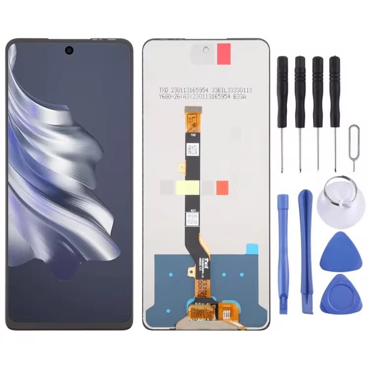 For Tecno Pova6 Neo Screen Assembly Li6 Phone LCD Inner and Outer Integrated Display Screen