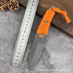 Hand-Forged High Hardness Outdoor Knife Portable Meat Knife Camping Knife Wilderness Survival Self-Defense Knife