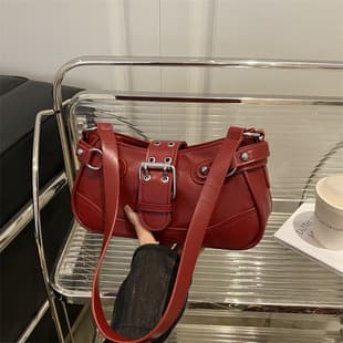 Women's Bag 2025 New Retro Hot Girl Underarm Bag Niche Textured Minimalist Crescent Bag Shoulder Crossbody Bag