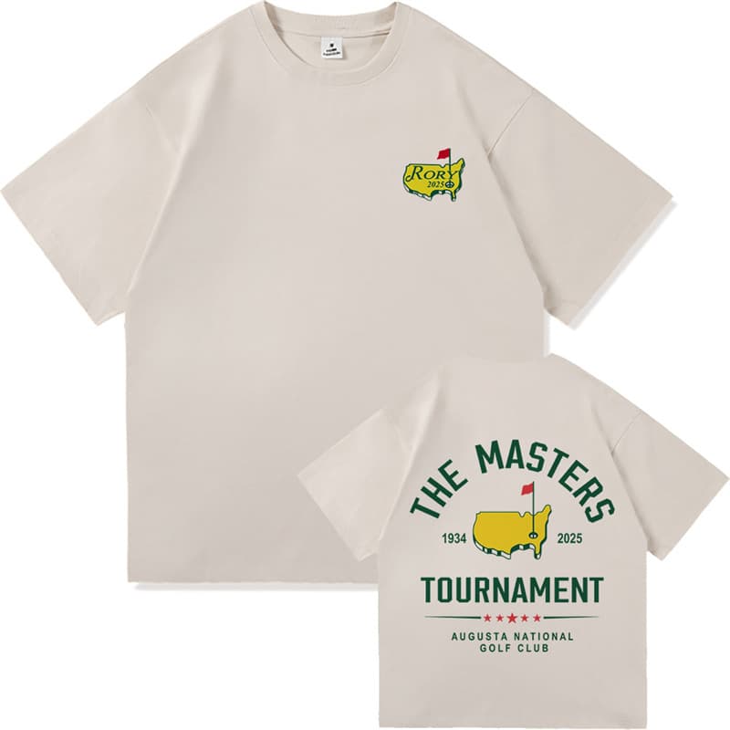 Fashion T-Shirt Rory McIlroy Masters 2025 Vintage Men/Women C