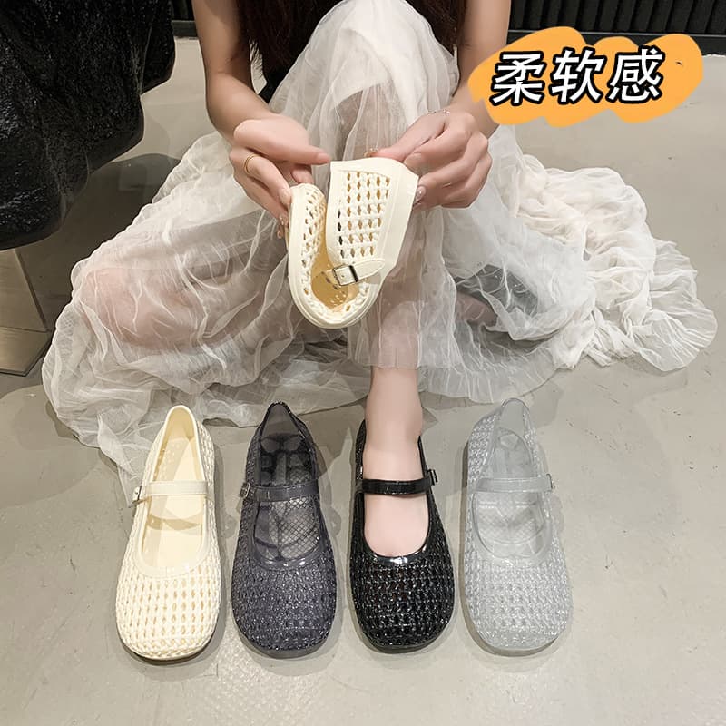 Korean Style New Flat Casual Women's Sandals Summer Outdoor Wearable, Waterproof, Non-slip, Fairy Style Women's Sandals Cross-border Drop Shipping