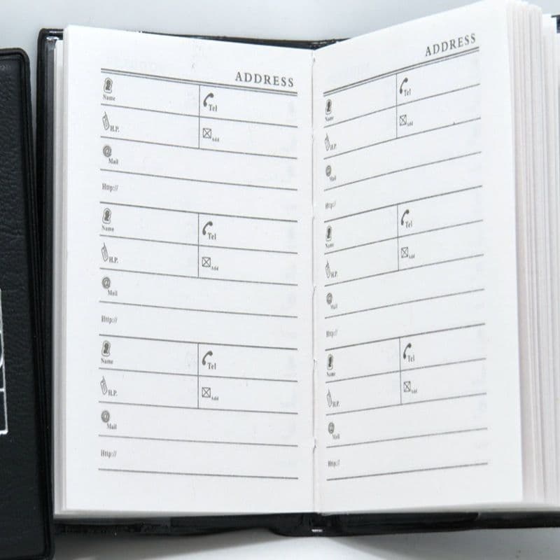 One or Two Old-style Phone Books, Notebooks, Small Mini, Easy to Carry, Portable Record Book, Address Book