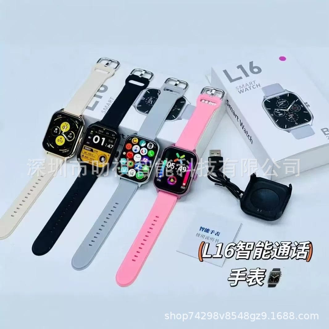 Cross-border Hot L16 Smart Watch Bluetooth Call Message Reminder Sports Heart Rate Pedometer Smart Watch