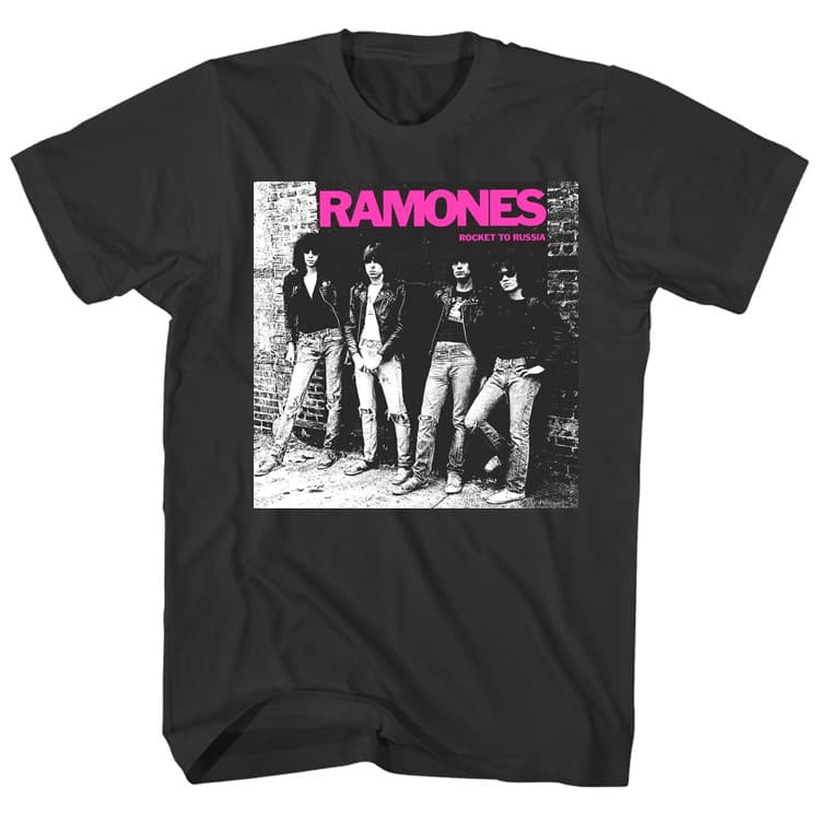 Ramones Official Logo T-Shirt Rock Punk Retro Short Sleeve Tee