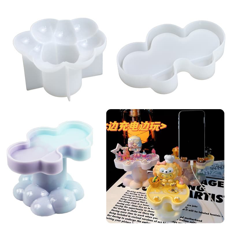 DIY Charging Phone Stand Epoxy Resin Mold Portable Silicone Mold Manufacturer
