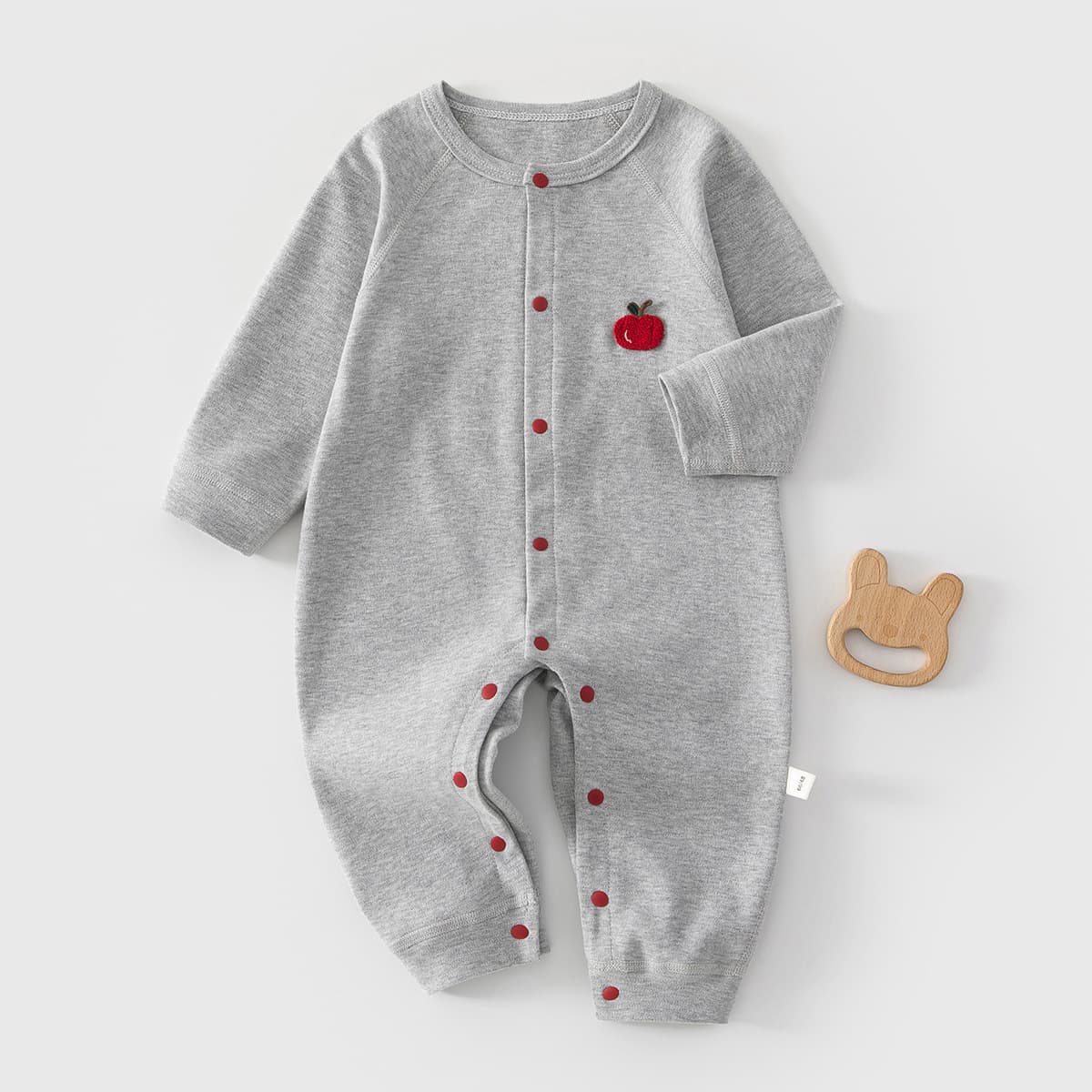 Baby Fall/Winter Cotton Romper, Newborn Infant Bodysuit, Class A Cotton Crawling Suit