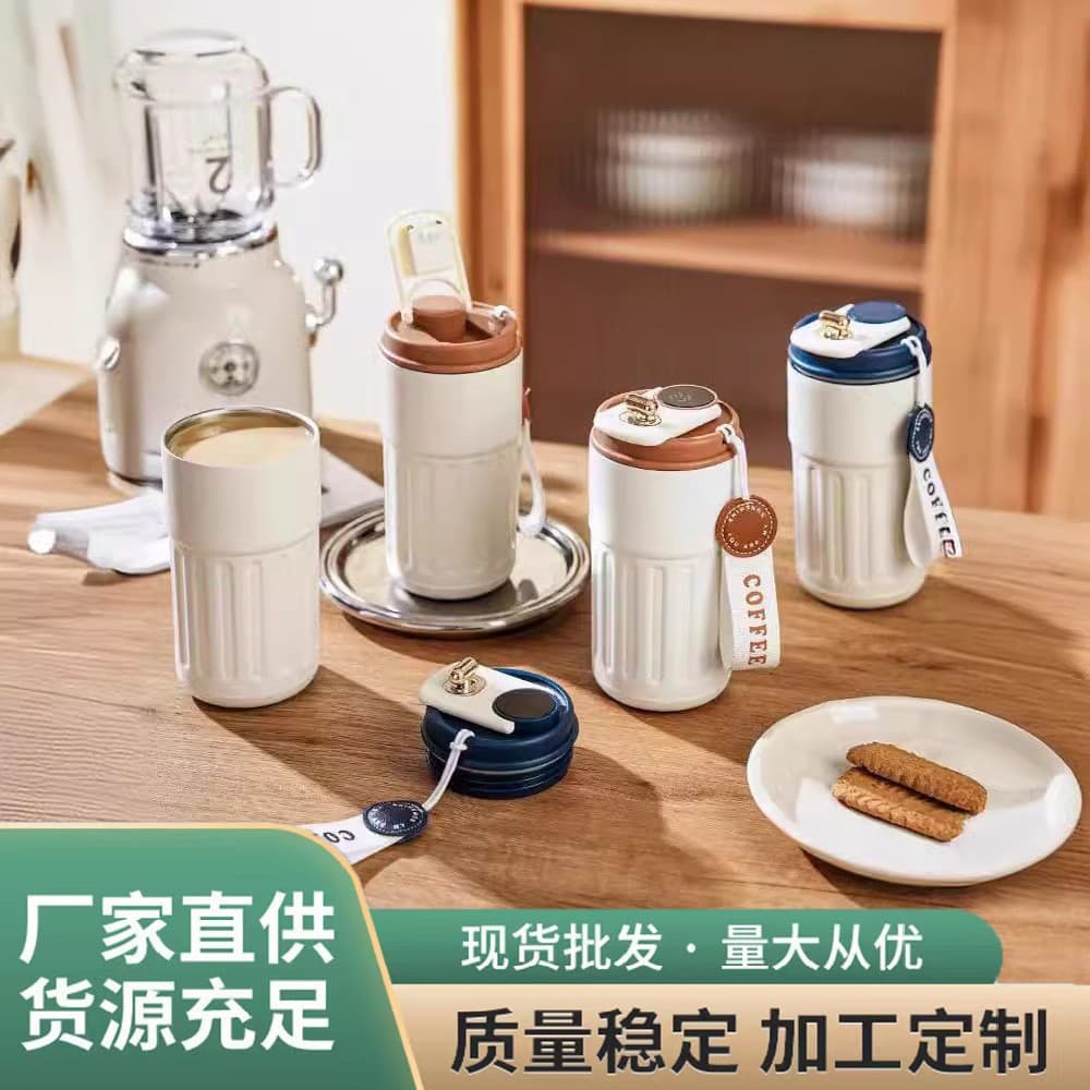 316 Smart Temperature Display Coffee Mug, High-Quality Office Thermos for Men and Women, Double-Walled Portable Travel Cup
