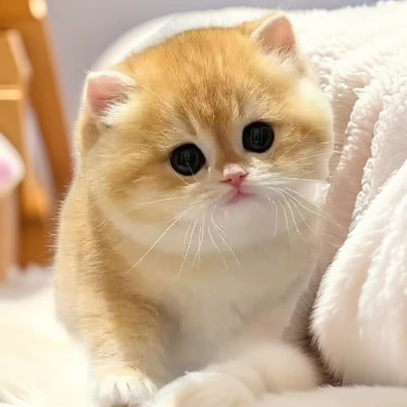 Purebred Golden Shaded Kitten Long-haired Golden Shaded British Shorthair Blue Golden Cat Live Blue White Live Cat