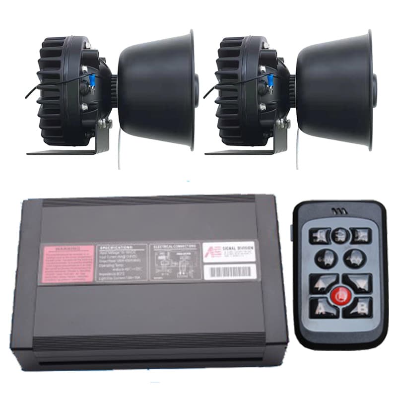 Source Factory Car Alarm High-Pitch Horn Vehicle Siren 400W Wireless Loudspeaker AS940BC