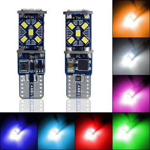 LED Car Light T10 Marker Light 3020 2016 15SMD 5W5 Canbus Decoding Small Car Bulb 15 Lights