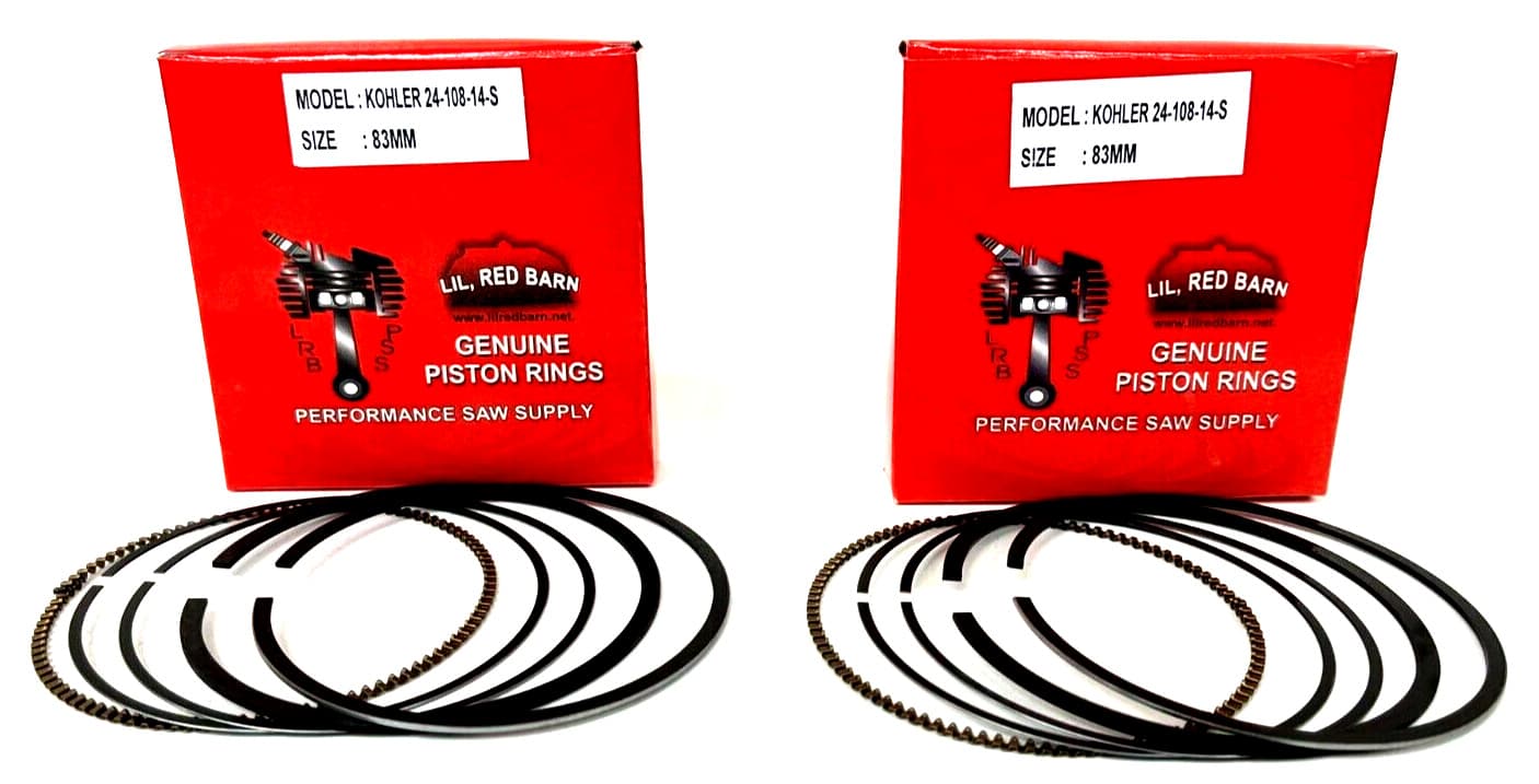 2 Sets New Piston Rings Replacement for KOHLER 24-108-22-S, CV18-CH20, CV18-CV20