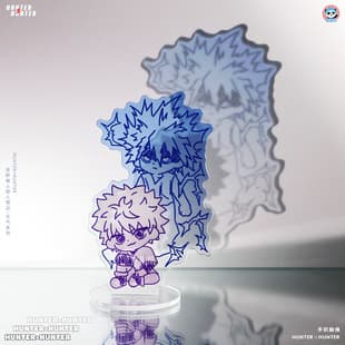 Hunter x Hunter Doujin Merchandise: Killua Keychain, Standee, Acrylic Decoration, Anime Desktop Ornament