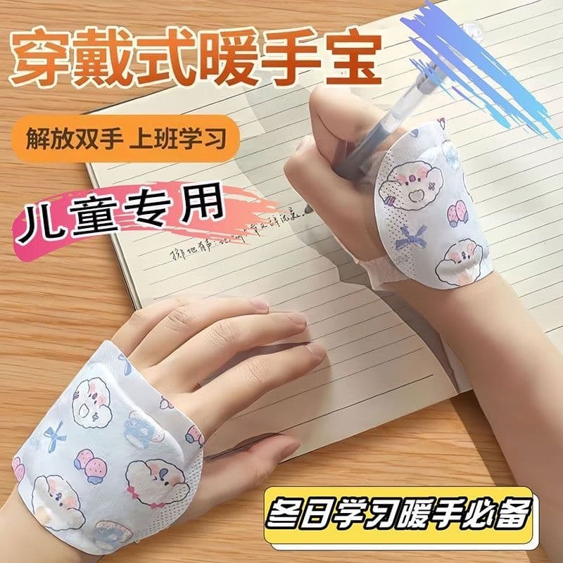 Wearable Hand Warmer for Office, Study, and Outdoor Use - Portable Self-Heating Hand Warmer for Students in Class