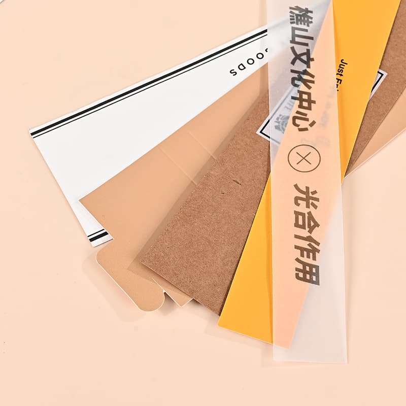 Factory Direct Supply Kraft Paper Tracing Paper Belly Band Gift Box Packaging Box Fruit Box Imposition Printing Coated Paper Belly Band
