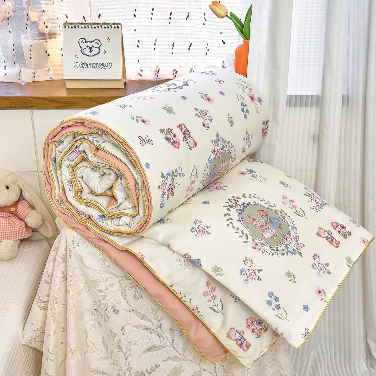 New Class A Home Single Double Summer Quilt Student Dormitory Air Conditioning Blanket Children Thin Blanket Gift Blanket
