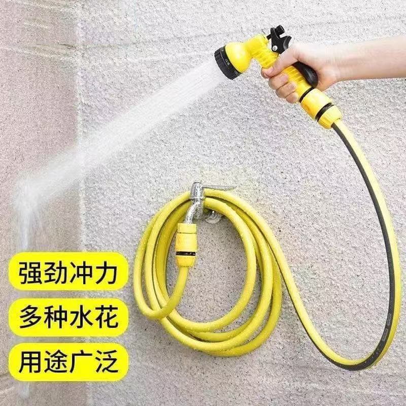 Hose Water Gun Set Adjustable Car Wash Spray Gun Balcony Watering Flowers and Vegetables Multi-Function Rinsing Water Gun Set