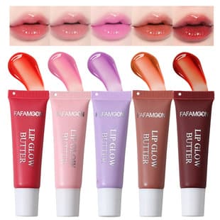 Cross-border Plumping Lip Gloss FAFAMOON 5-Color Moisturizing Nourishing Lip Gloss Hydrating Lip Gloss Lip Gloss Lip Color