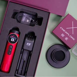 Xien Wireless Tattoo Pen, Lining and Shading All-in-One, Battery Pen, Long Battery Life, Includes Charging Base with 5-Year Warranty