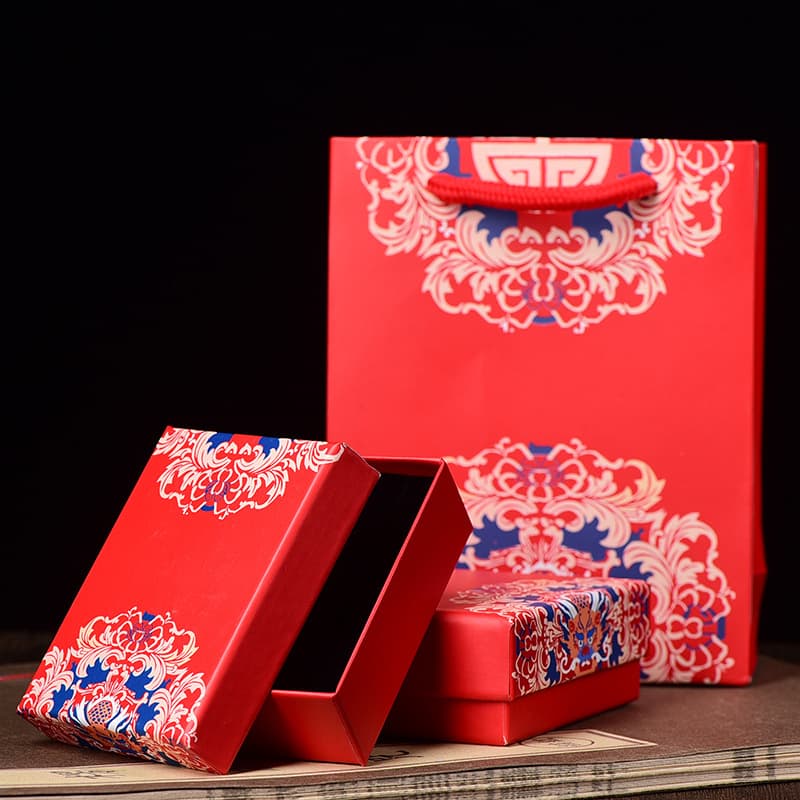 Trendy High-End Bracelet Chain Box Pendant Box Jewelry Box Necklace Jewelry Box Gift Box Collectible Storage Box
