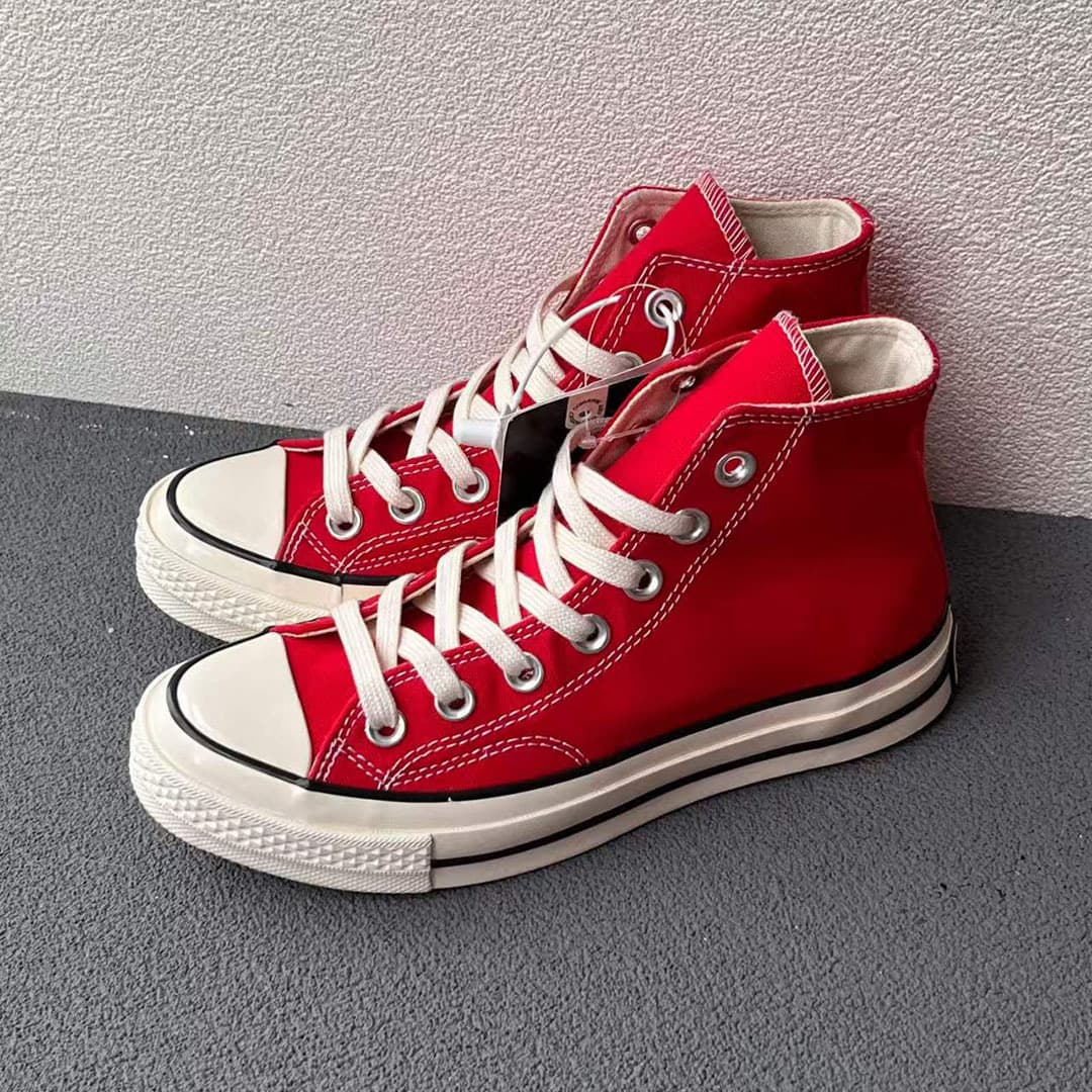 Converse Chuck Taylor All Star 70 Enamel Red Canvas High Top Unisex Sneakers 164944C
