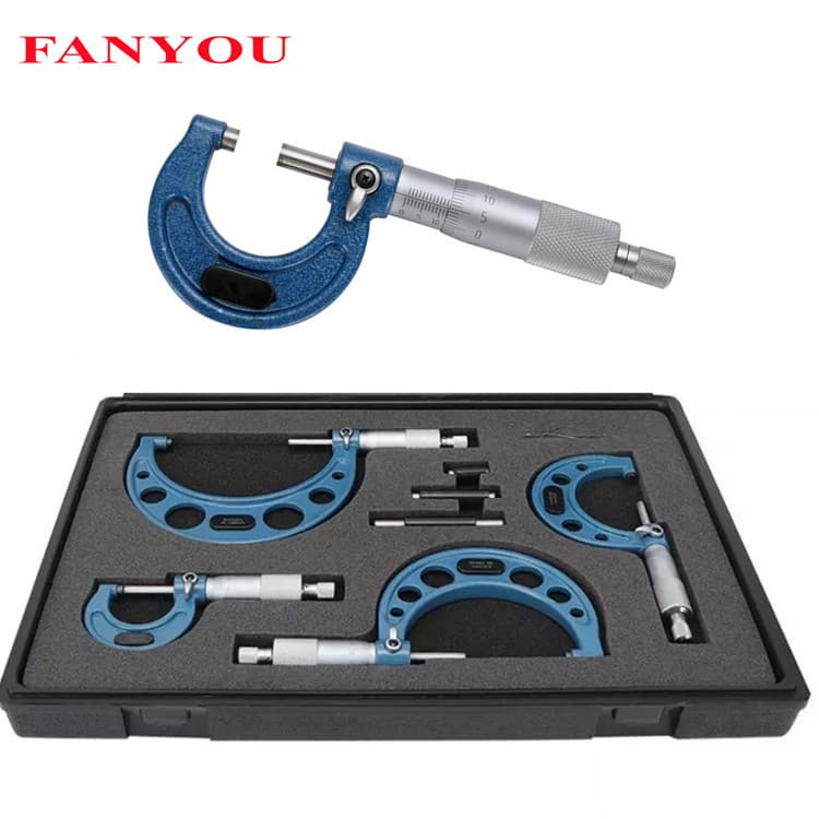 Fanyou Micrometer Set (3-piece, 4-piece, 6-piece sets) - Metric and Imperial Units
