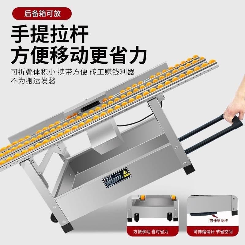 Portable Dust-Free Tile Chamfering Machine with High Precision and 45-Degree Mitering Function