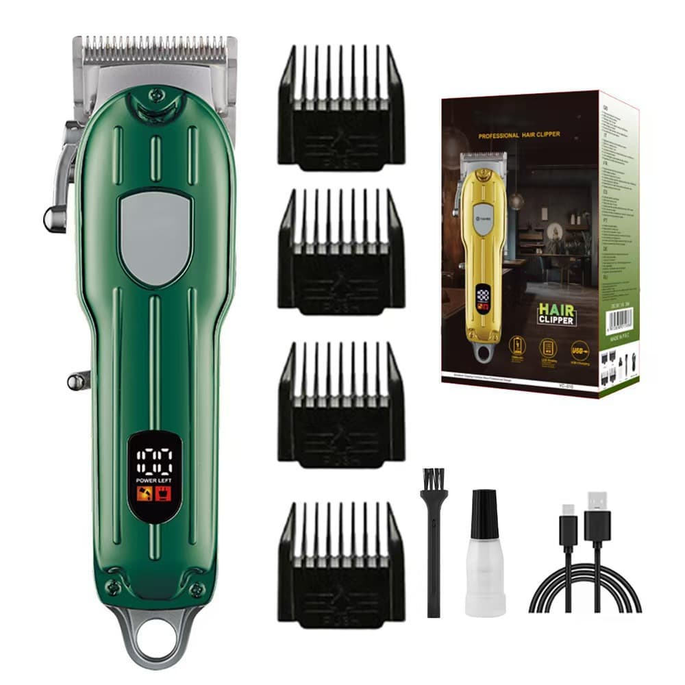 New Cross-Border Hair Clipper Electric Trimmer Professional Salon Barber Haircut Pet Grooming High Power Hot Selling
