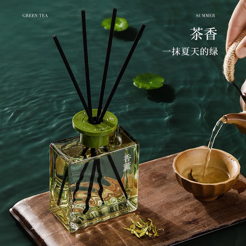 Water Ripple Series Essential Oil Fragrance Home Living Room Bedroom Natural Fresh Rattan Aromatherapy Ornaments Fireless Aromatherapy