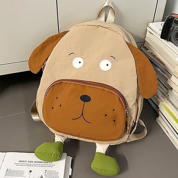 Cute Puppy Backpack for Women 2026 New Cartoon Hiking Lightweight Outdoor Travel Backpack Casual Sports School Bag