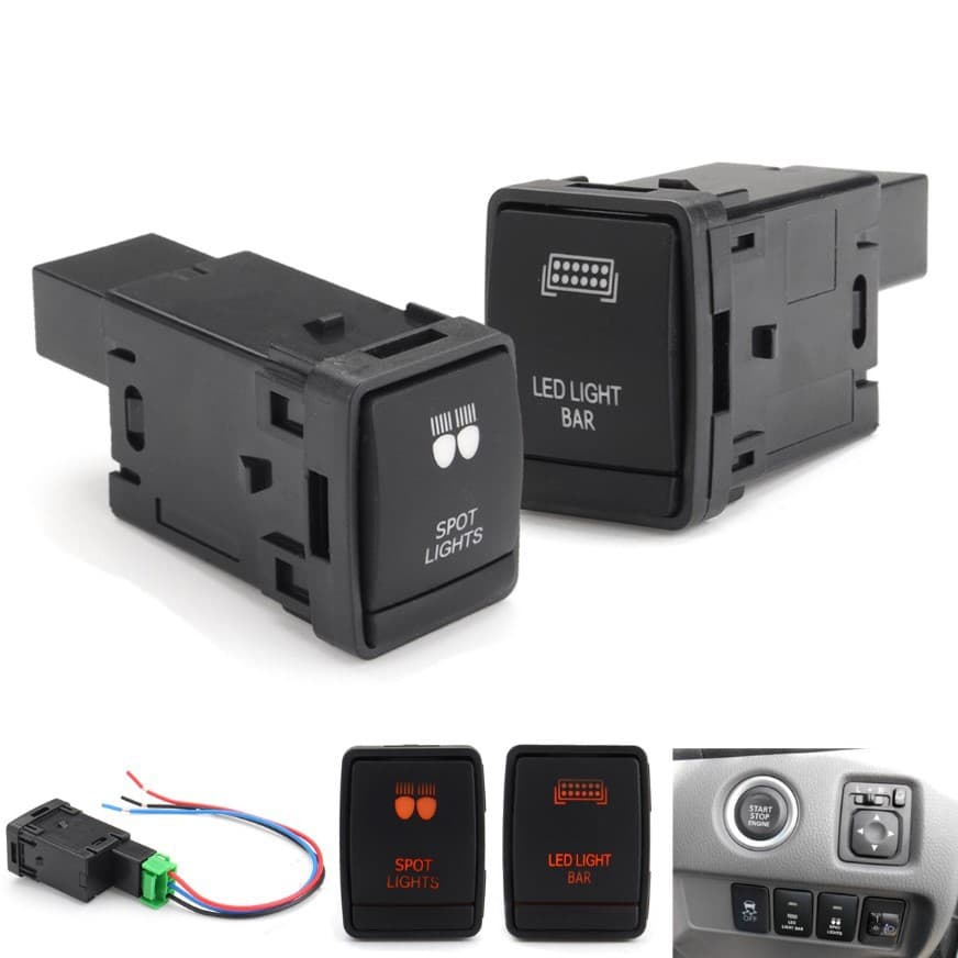 Nissan Tiida Qashqai Tailgate Switch Central Control Red Light Trunk Switch ON-OFF
