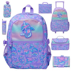 Australian Smiggle Backpack, Large Capacity School Bag for Primary and Secondary Students, Outdoor Casual Cartoon Bag