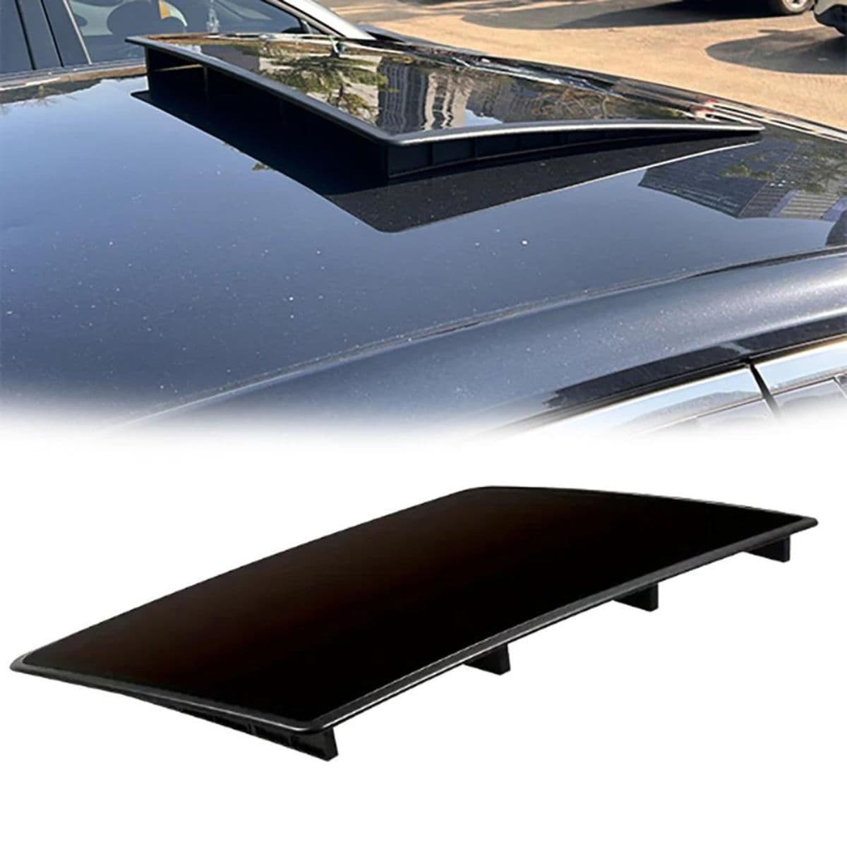 Car black simulation sunroof car universal fake sunroof sunshade sunroof car durable modified decorative paste model