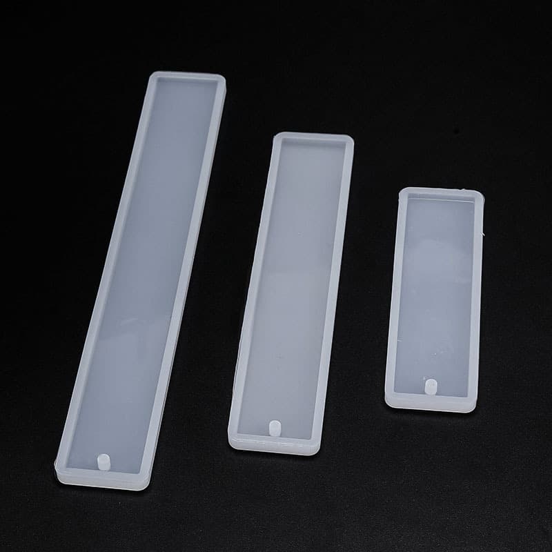 3 Size Blank Bookmark Mold UV Resin Jewelry Mold Mirror DIY Crystal Epoxy Ruler Resin