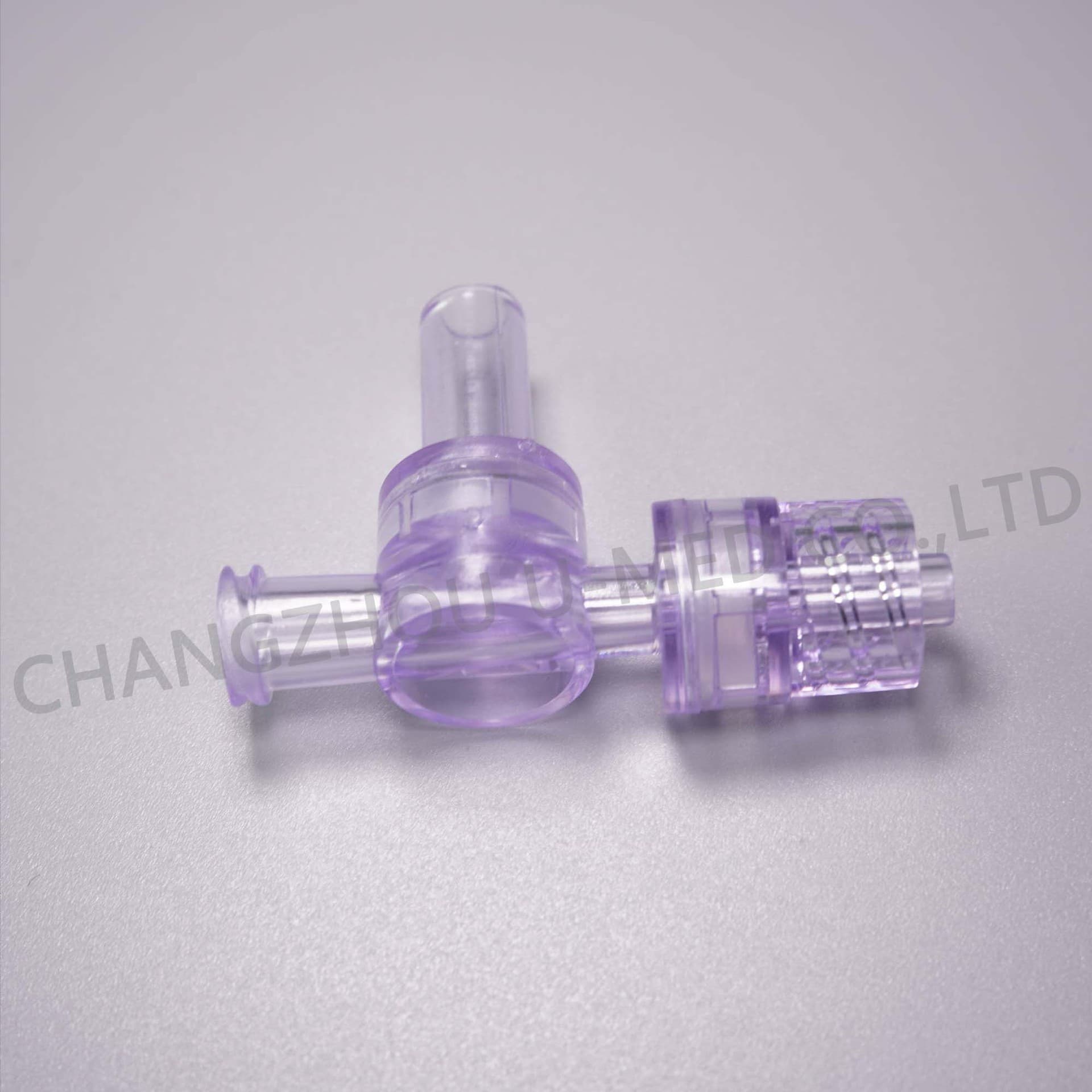 Factory direct supply medical accessories double check valve one-way valve purple 41007