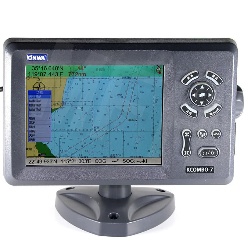Marine Navigator Original New Anhua Kcombo-7 Fish Finder GPS Satellite Navigation 7-Inch 3-in-1