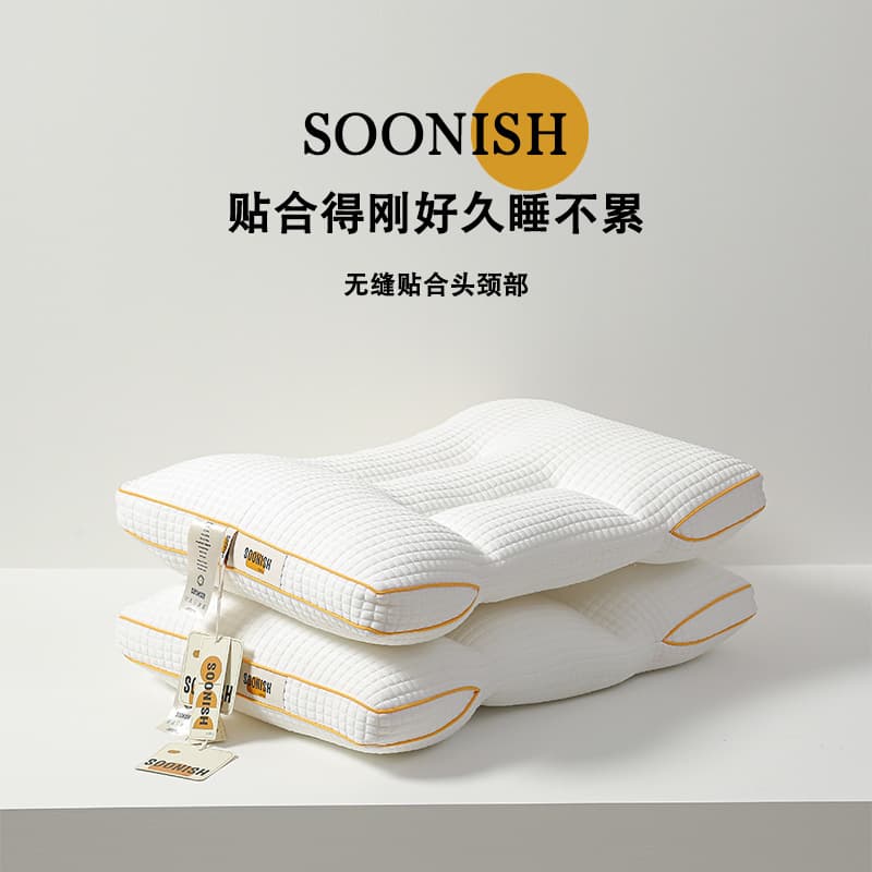 Cervical care SPA antibacterial pillow, sleep aid adult home use pillow core, five-star hotel fluffy non-deformable non-sagging