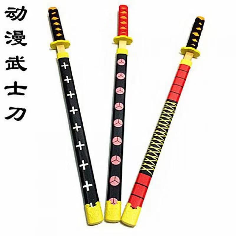 New Wooden Oriental Katana Blister Anime Katana Children's Wooden Toys Street Stalls Scenic Area Wholesale