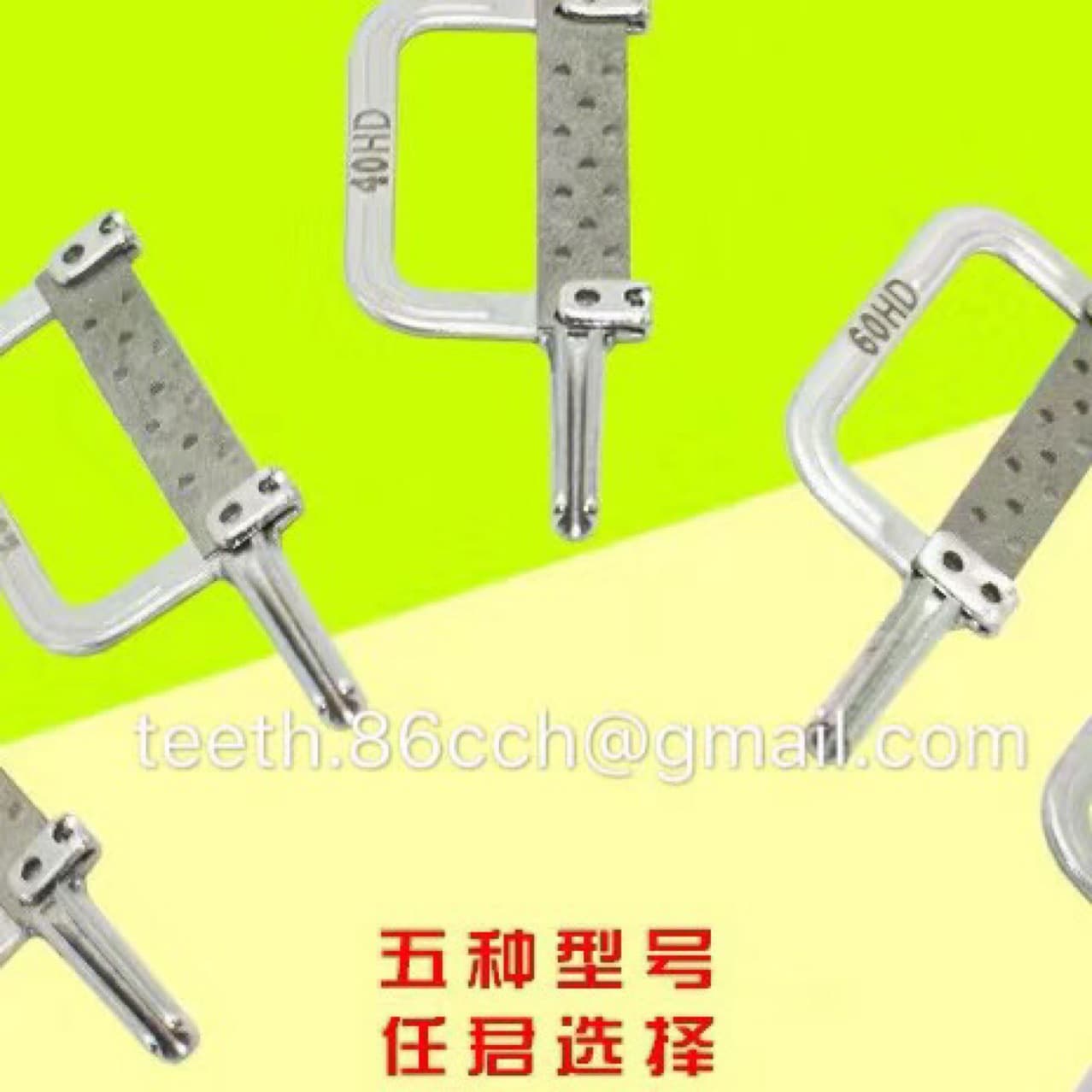 Dental adjacent surface glaze removal set sand slice cutting gap ruler bending machine manual tool molar saw blade enlarging tooth gap tool