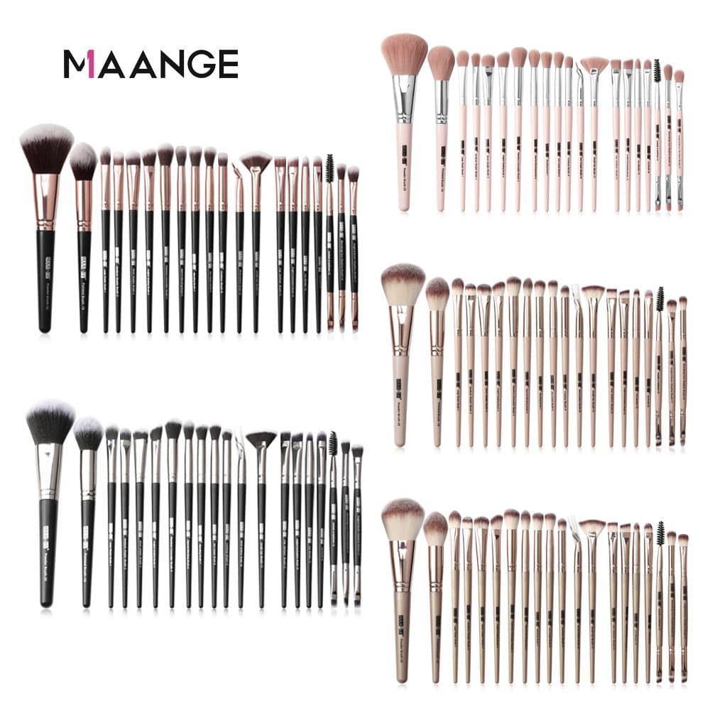 Multi-size 20-piece Beauty Tool Brush Full Set Animal Hair Eyeshadow Brush for Beginners with Soft Bristles That Won't Shed