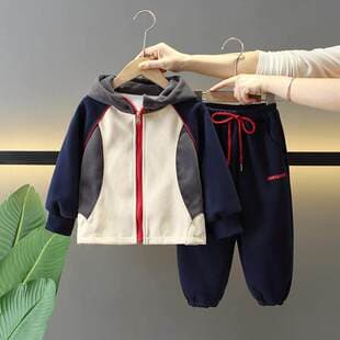 Boys and Girls Autumn Sportswear Set 2026 New Style, Spring and Fall Casual Fashion for Kids